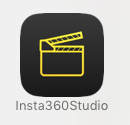 insta360専用アプリ「Insta360 Studio」のインストールが完了しました。