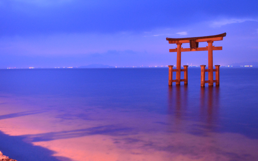 滋賀県のおすすめ風景撮影スポット：白鬚神社