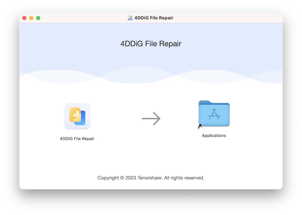 4DDiG File Repair：ソフトをインストール